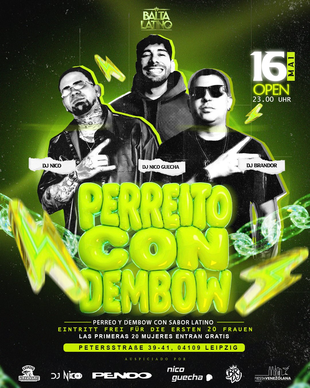 PERREITO CON DEMBOW – Balta Latino Event Bild